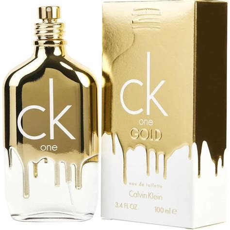 família olfatica ck one gold unissex eau de toilette